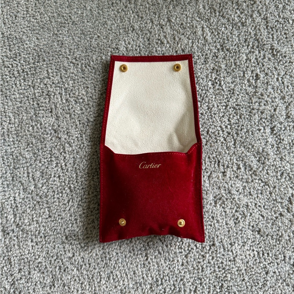 Authentic Cartier Travel Pouch